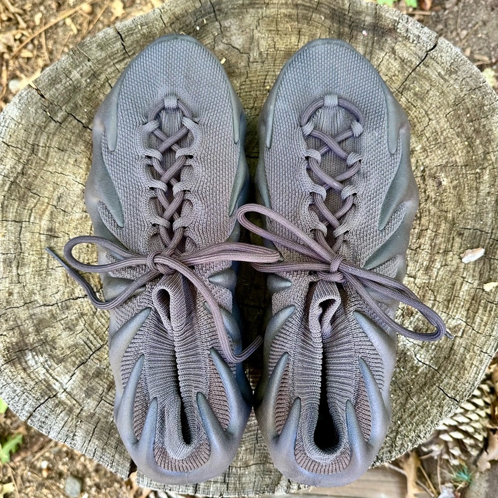 Yeezy Textured Gray Sneakers